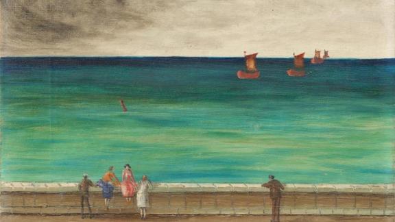 Joachim Ringelnatz, An der Kaimauer, 1925, Joachim-Ringelnatz-Museum, Cuxhaven, erworben aus Mitteln der HERMANN REEMTSMA STIFTUNG, Hamburg, 2025