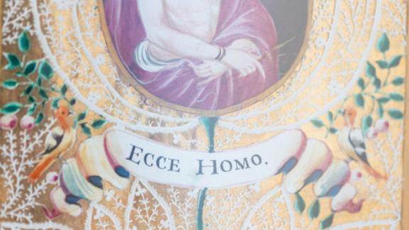 Ausstellungsansicht Spitze deluxe Freising © Süddt. Privatsammlung, Foto: Michael Hopf