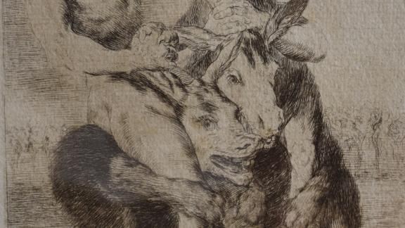 Francisco de Goya Capricho 63 © Fundacion Museo de artes do gravado a estampa dixital