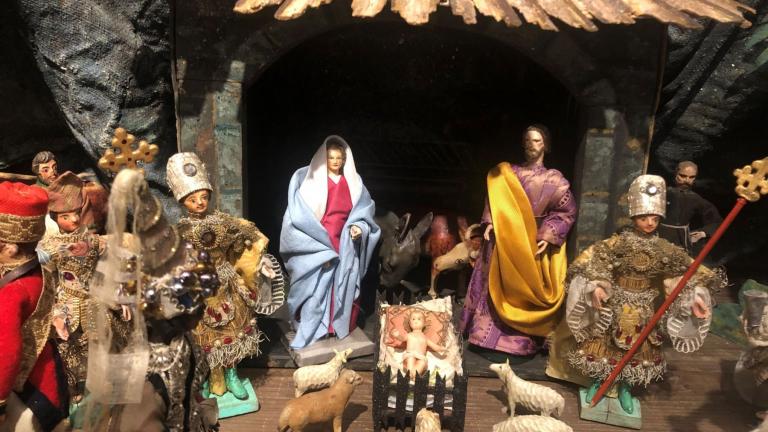 Fingerlekrippe, Foto: Musuem im Wittelsbacher Schloss Friedberg