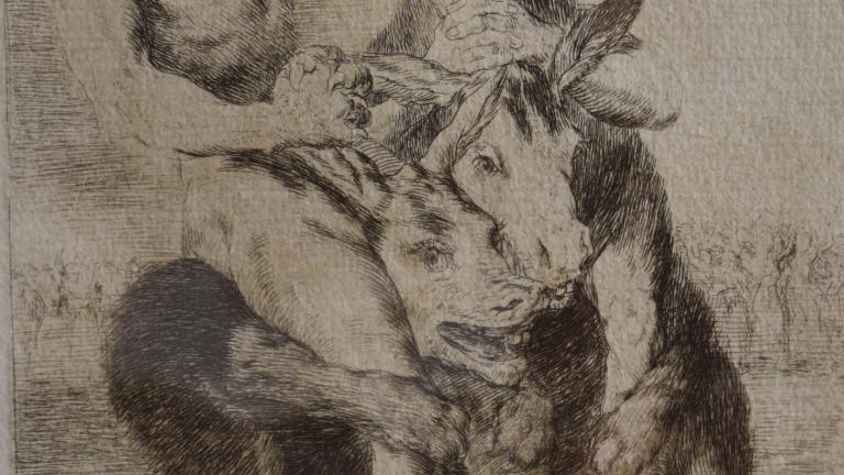 Francisco de Goya Capricho 63 © Fundacion Museo de artes do gravado a estampa dixital